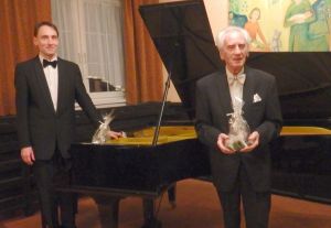 1273rd Liszt Evening - Parlour of Four Muses in Oborniki Slaskie, 8th Dec 2017<br> The performers were Alexey Komarow - piano and Juliusz Adamowski - commentary. Photo by Jolanta Nitka.